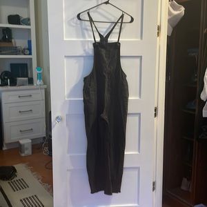 Aerie xs twill overalls